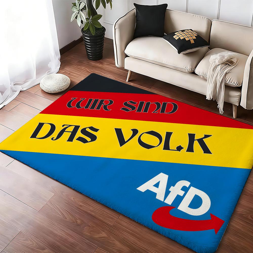 Home Textiles Germany - سجادة أرضية بشعار A-Alternative Afd Germany،