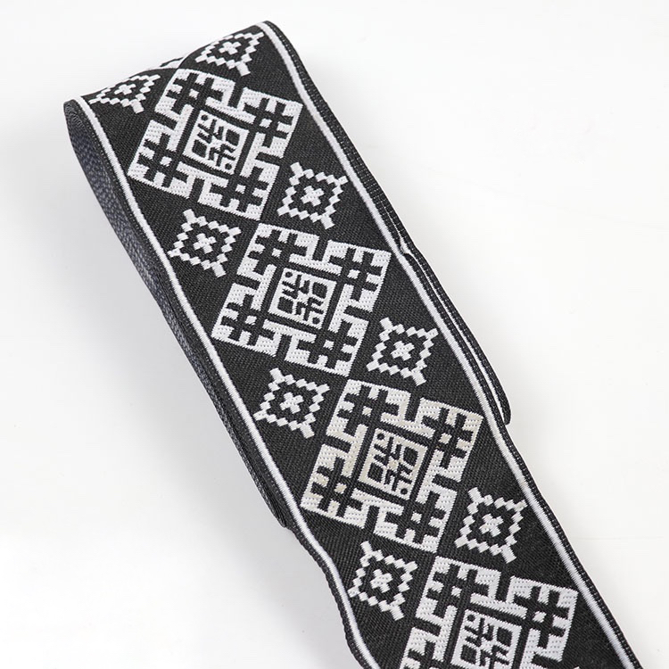 Home Textiles India - 5 متر hmong التطريز الجاكار المنسوجة
