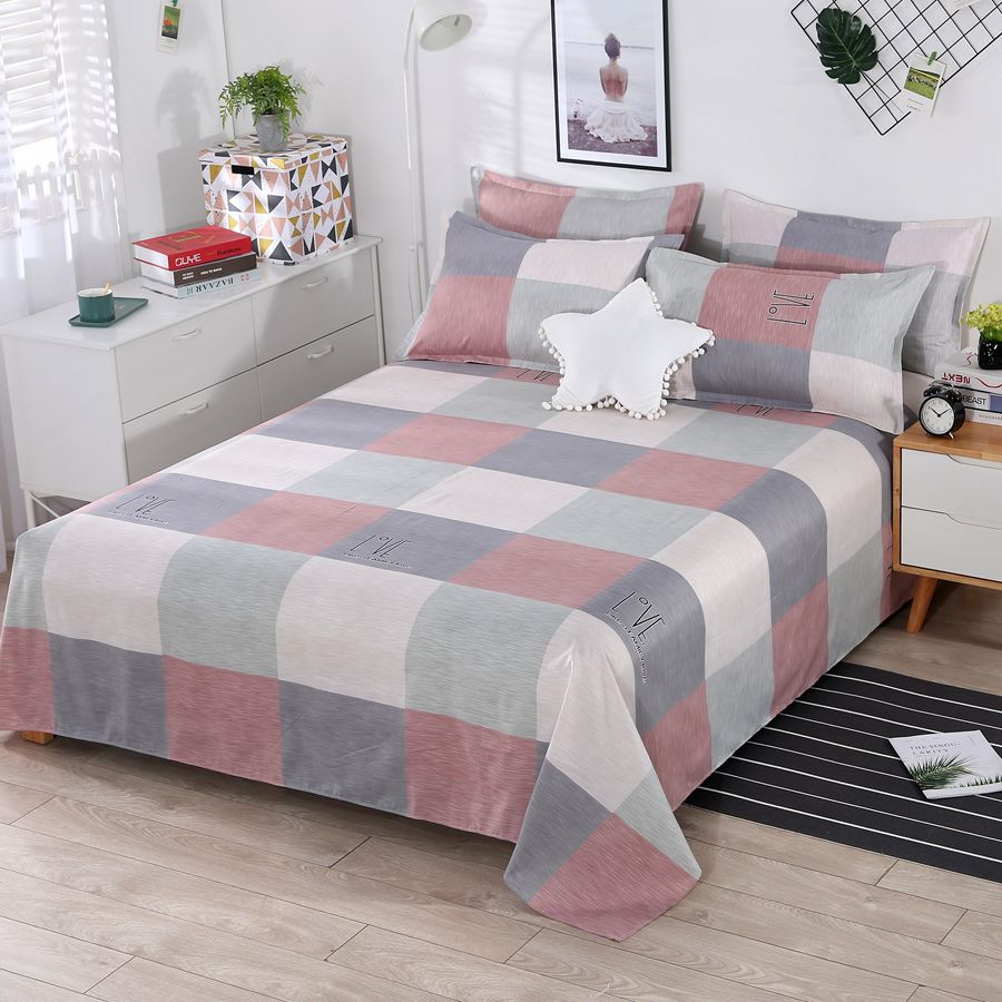 Home Of Textiles - طقم ملاءات سرير منزلي من 3