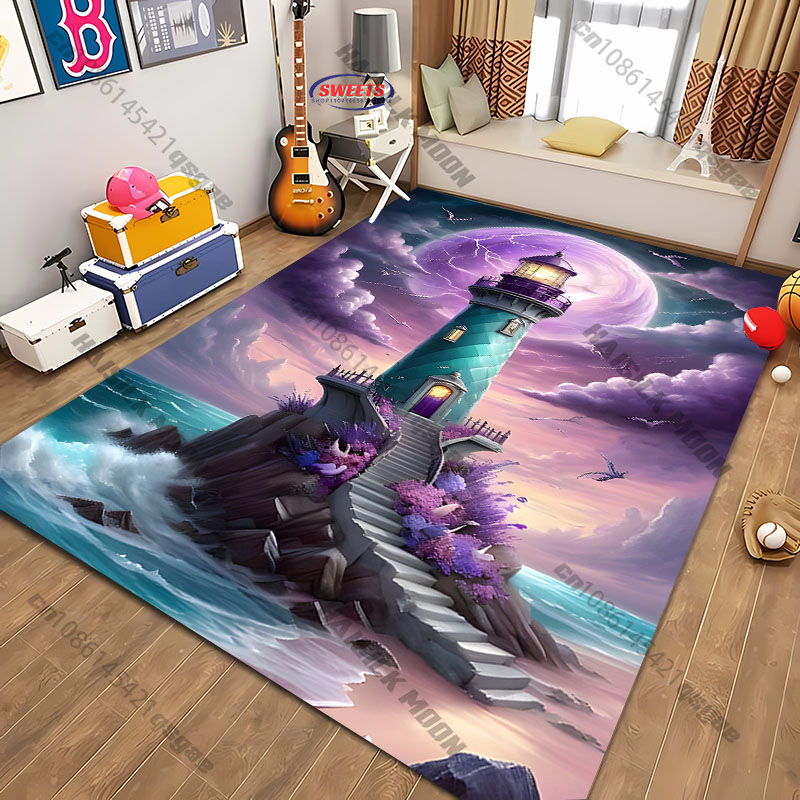 Home Textiles Rug - شحن مجاني! سجاد بتصميم منارة حالمة