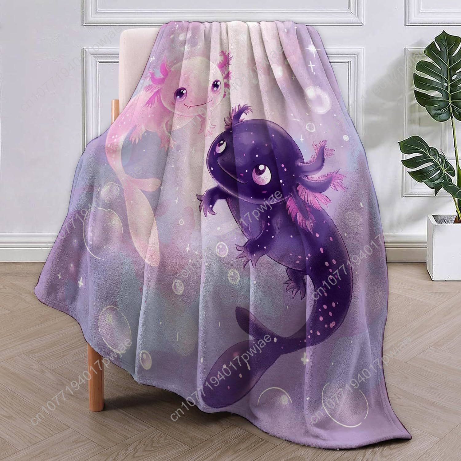 بطانية Axolotl لطيف Axolotls ا - مراجعة Home Of Textiles وسعره