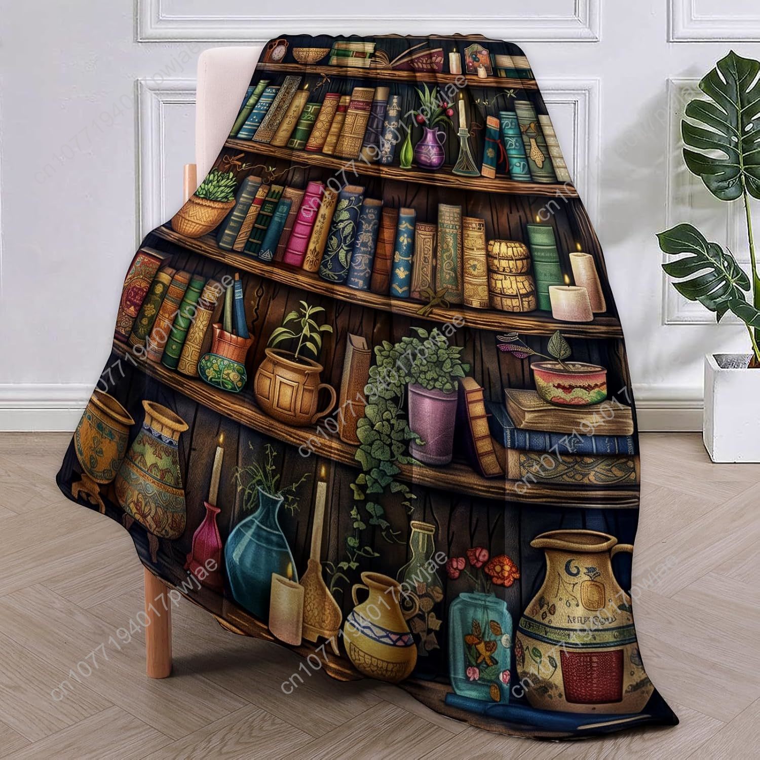 خمر رف الكتب بطانية القراءة رم - مراجعة Home Of Textiles وسعره