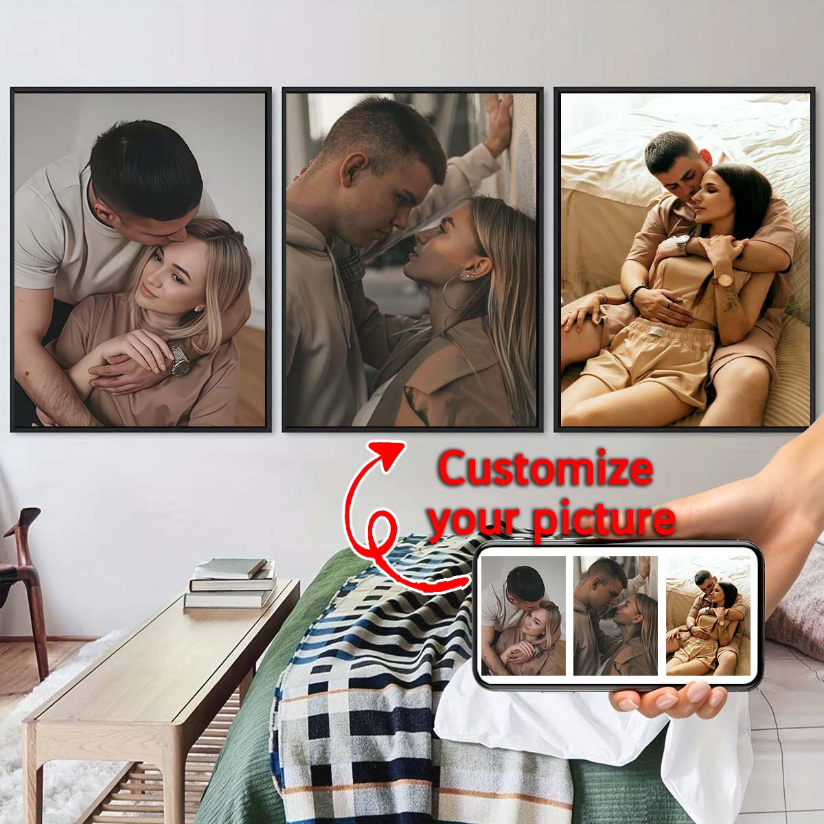 لوحة ثلاثية الأبعاد - إطار خشب - مراجعة Home Textiles وسعره