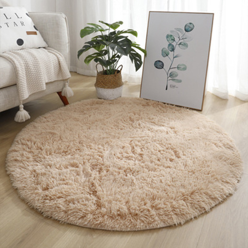 سجادة دائرية منفوشة فائقة النع - مراجعة Home Textiles Rug وسعره