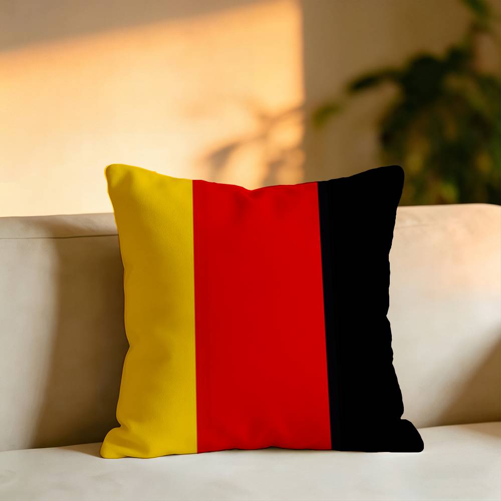 غطاء وسادة مربع الشكل بعلم ألم - مراجعة Home Textiles Germany وسعره