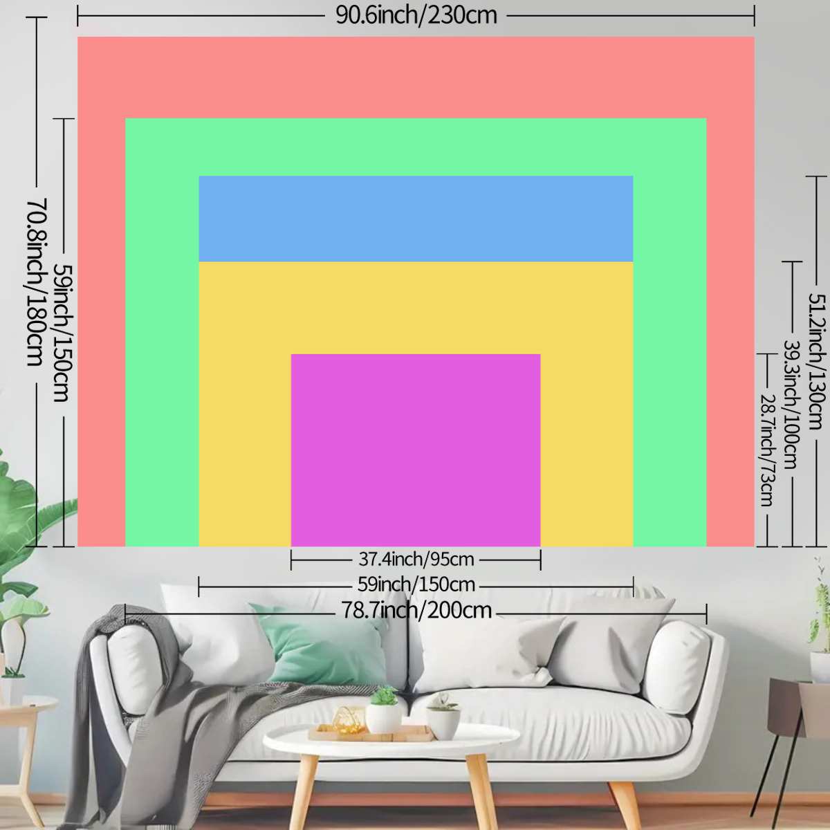 قطعة واحدة من نسيج معلق مخصص ب - مراجعة Home Textiles وسعره