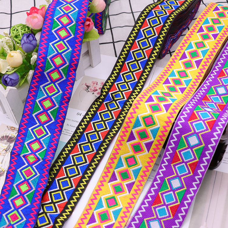 5 متر عبر غرزة التطريز الجاكار - مراجعة Home Textiles India وسعره