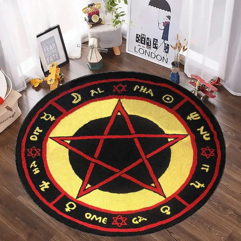 سجادة منطقة مستديرة مطبوعة برم - مراجعة Home Textiles Rug وسعره