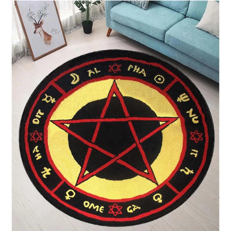سجادة منطقة مستديرة مطبوعة برم - مراجعة Home Textiles Rug وسعره
