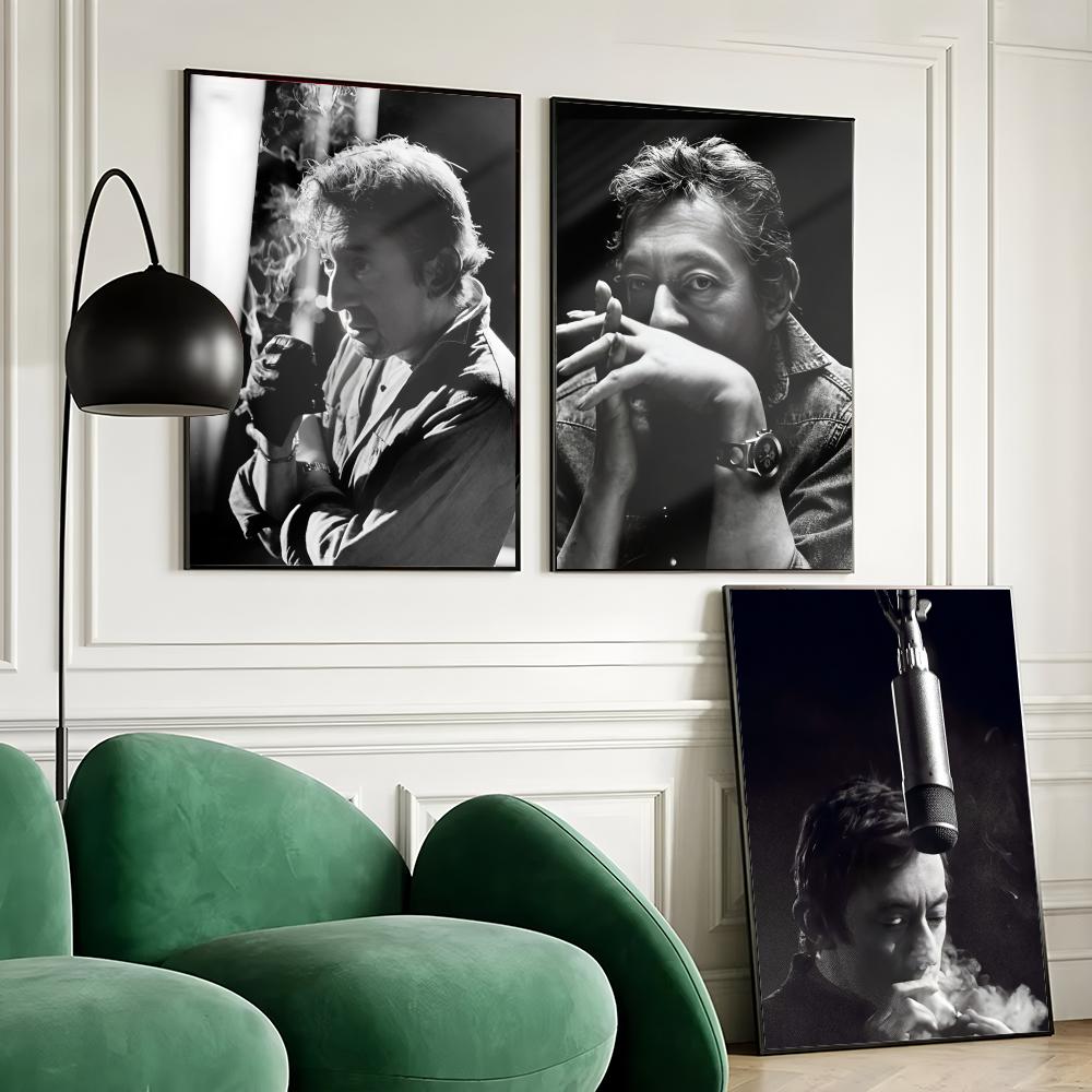 ملصق مغني فرنسي S-Serge Gainsb - مراجعة Home Textiles France وسعره