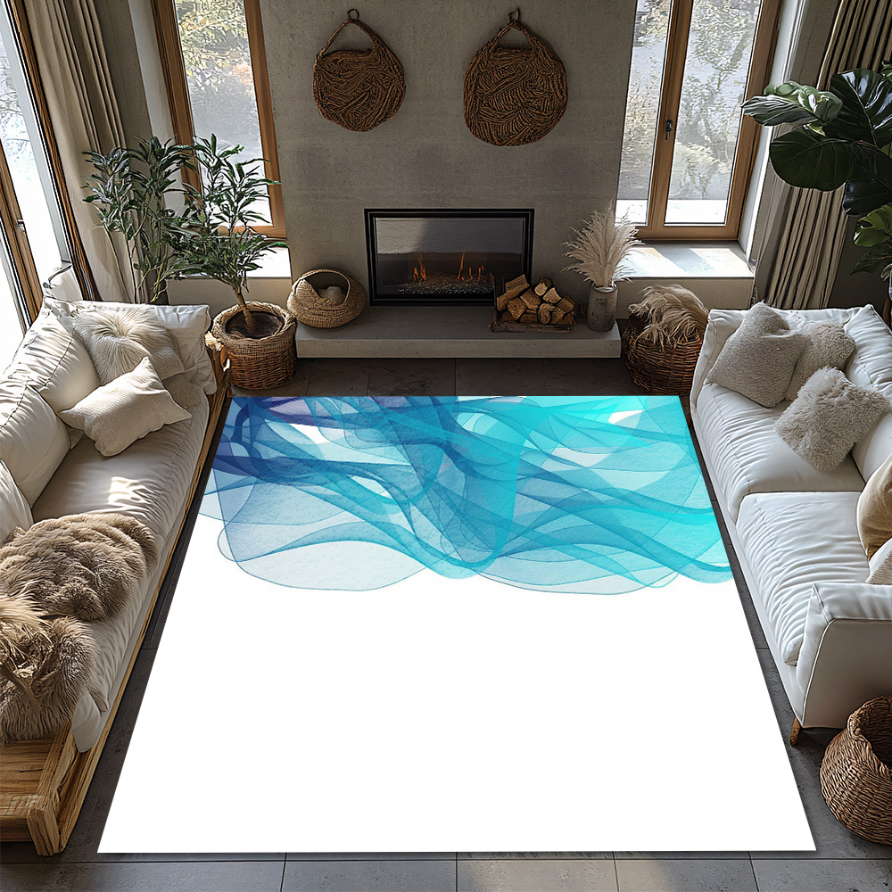 سجادة أرضية منزلية تجريدية من  - مراجعة Home Textiles Rug وسعره