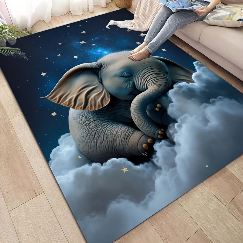 سجادة الفيل حالمة للحضانة |    - مراجعة Home Textiles Rug وسعره
