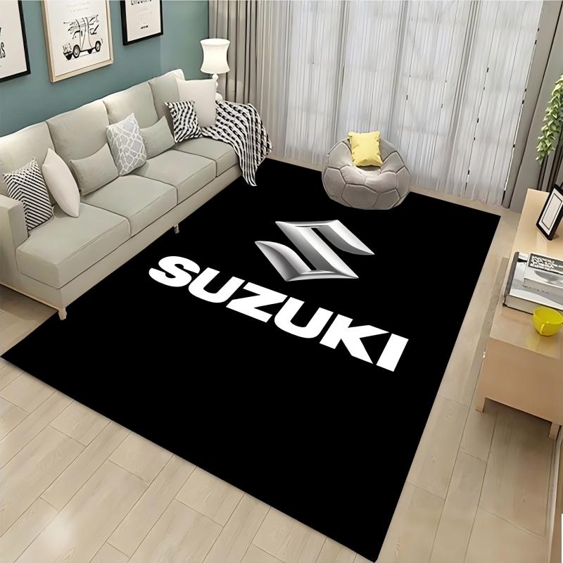 سجادة عرض دراجات سوزوكي الناري - مراجعة Home Textiles Rug وسعره