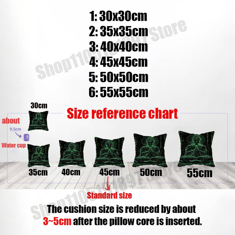 الهند بوذا البوذية رمي كيس وسا - مراجعة Home Textiles India وسعره