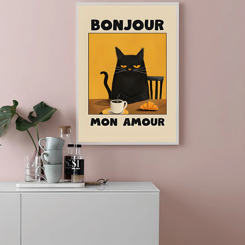 لوحة فنية زخرفية بدون إطار لقط - مراجعة Home Textiles France وسعره